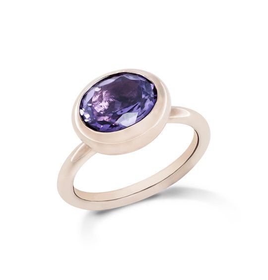 Anello Sangiorgi Preziosi Donna Candy in Oro Ametista 2.46 Ct FA4404R54.FIORE ROBERTO - FA4404R54.FIORE ROBERTO